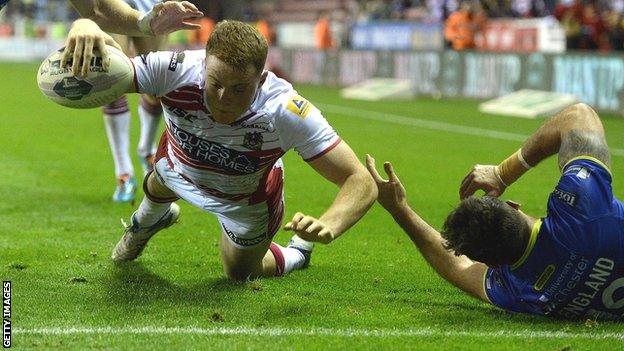 Joe Burgess scores