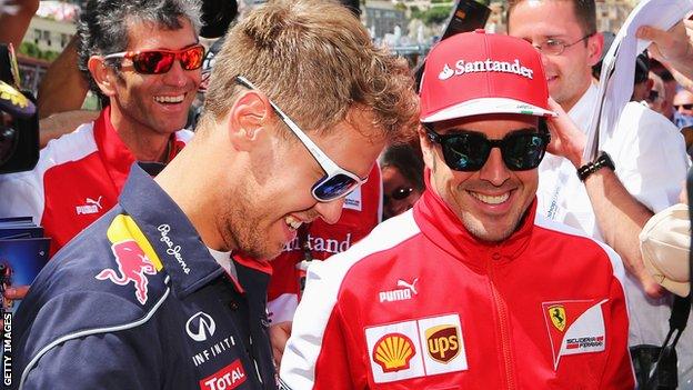 Sebastian Vettel & Fernando Alonso