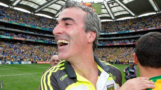 Jim McGuinness steered Donegal to the 2014 All-Ireland football final