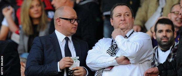 Newcastle owner Mike Ashley