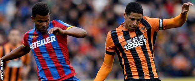 Fraizer Campbell and Curtis Davies