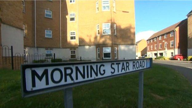 General view of Morning Star Road