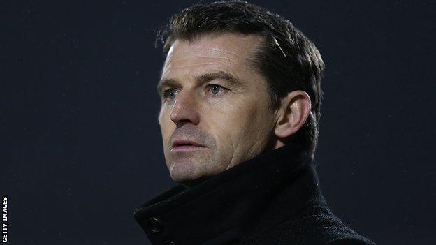 Hartlepool United manager Colin Cooper