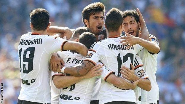 Valencia celebrate