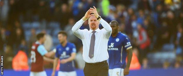 Burnley manager Sean Dyche