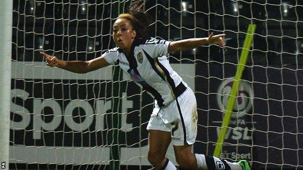 Notts County's Jess Clarke