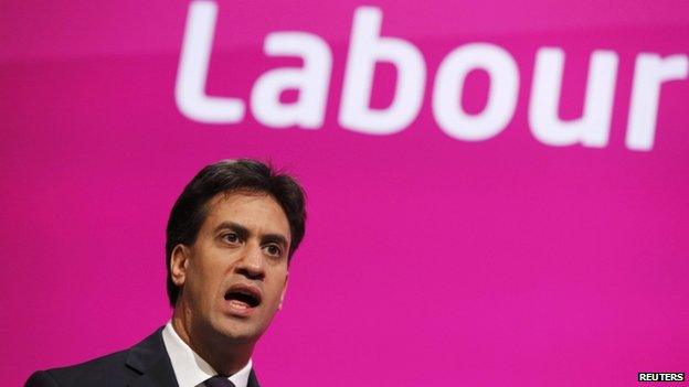 Ed Miliband at the Labour Party Conference