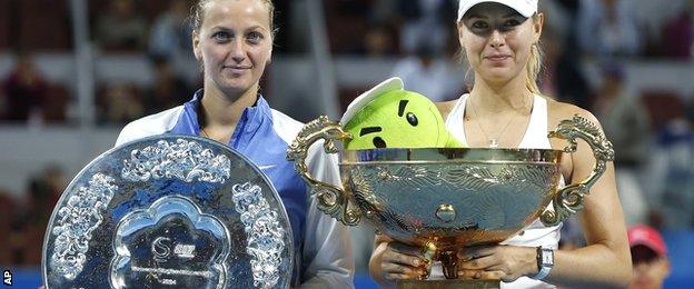 Petra Kvitova and Maria Sharapova