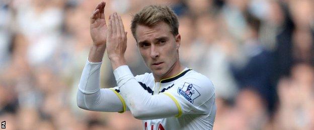 Tottenham matchwinner Christian Eriksen