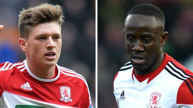 Adam Reach and Albert Adomah