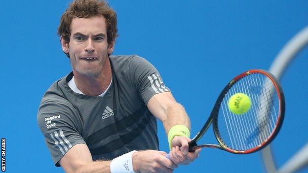 Andy Murray at the China Open