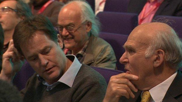 Nick Clegg and Vince Cable