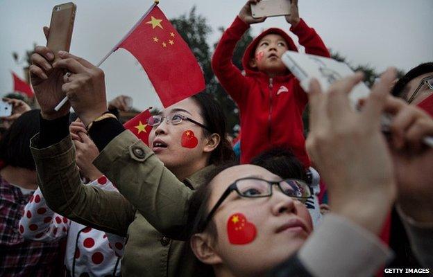 China's National Day celebrations 4 October 2014