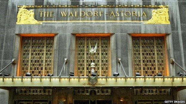 Waldorf Astoria in New YOrk