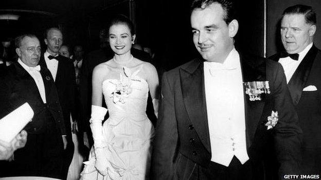 Princess Grace of Monaco and Prince Rainier III of Monaco