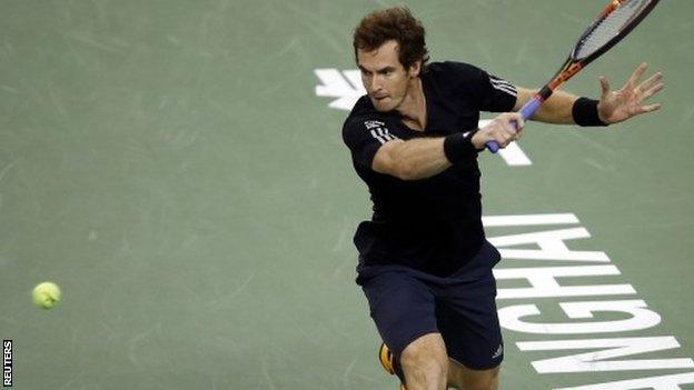 Andy Murray won in China two weeks ago