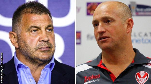 Shaun Wane and Nathan Brown