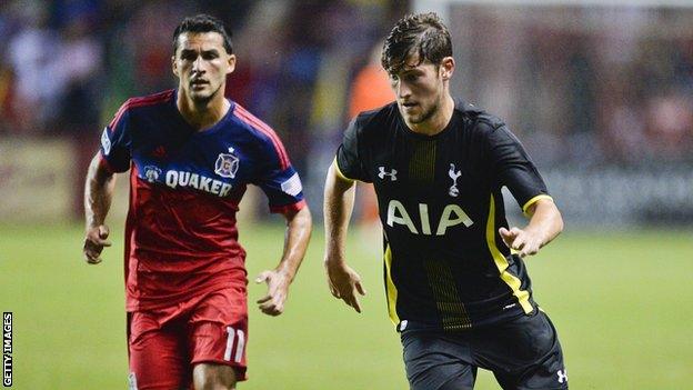 Ben Davies in action for Tottenham