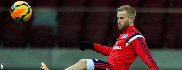 Scotland midfielder Barry Bannan