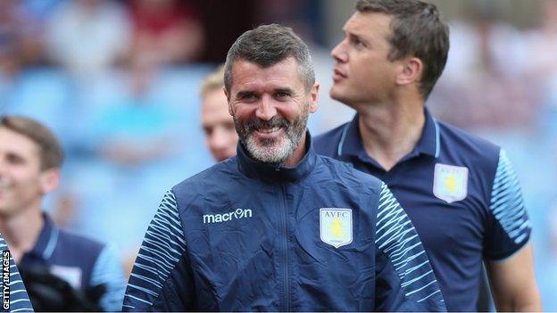 Aston Villa assistant manager Roy Keane