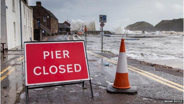 Stonehaven waves