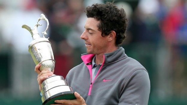 Rory McIlroy completed the third leg of the career Grand Slam by winning the Open at Royal Liverpool in July