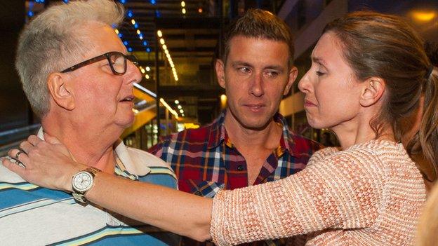 Ray Cole reunited with son Adrian and daughter Gemma Scott-Hake