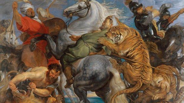 Tiger, Lion and Leopard Hunt, 1616