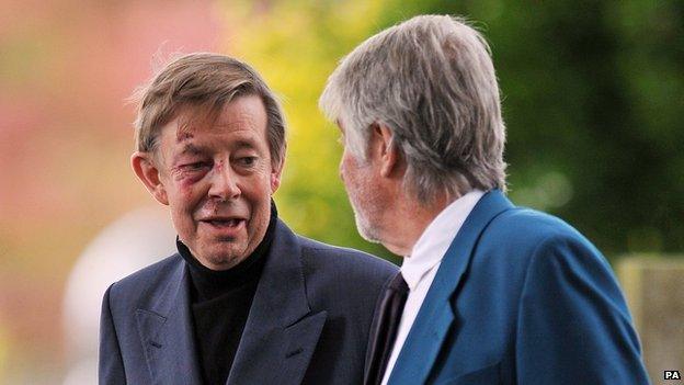 Henry Kelly (l) and Ed Stewart