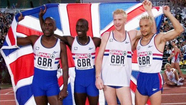 Jamie Baulch was part of Great Britain's 4x400m gold-medal winning team at the 1998 European Championships