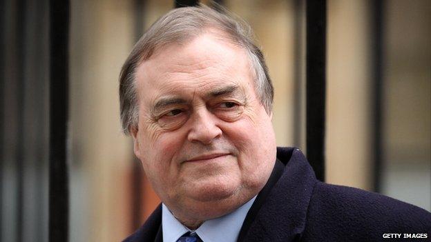 Former Deputy Prime Minister John Prescott