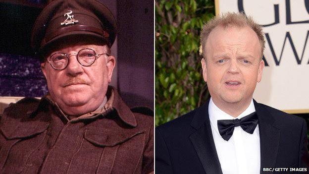 Arthur Lowe (left) and Toby Jones