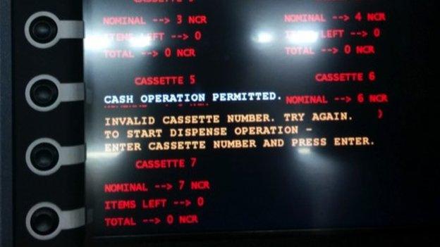 Cash machine hack