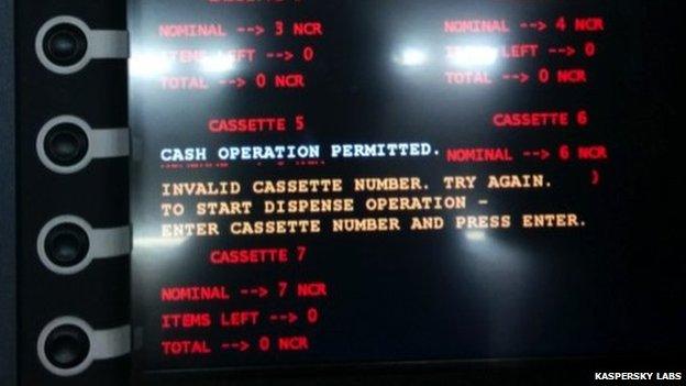 Cash machine hack