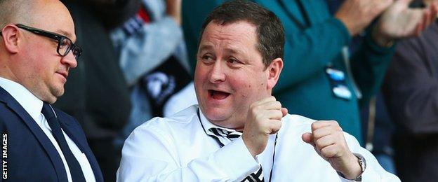 Newcastle owner Mike Ashley