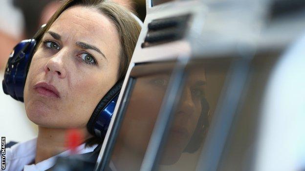 Williams deputy team principal Claire Williams says driver safety is paramount