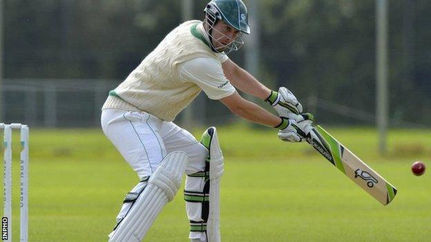 Andy Balbirnie made his Ireland debut in 2010 against Scotland