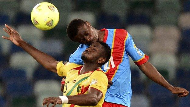 Gabriel Zakuani of DR Congo