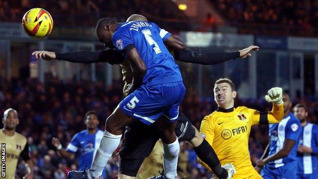 Gabriel Zakuani of Peterborough