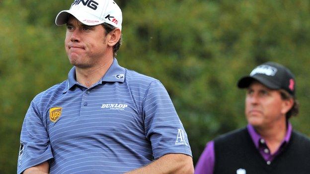 Lee Westwood and Phil Mickelson