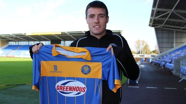 Shrewsbury Town loan striker Bobby Grant