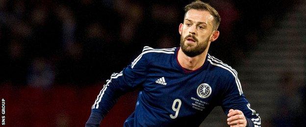 Scotland striker Steven Fletcher