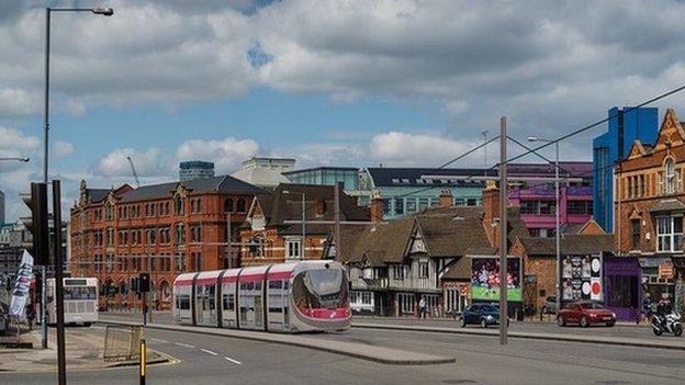 The Metro trams would operate in High Street Deritend if the option two is chosen