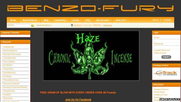 Holloway's Benzofury website