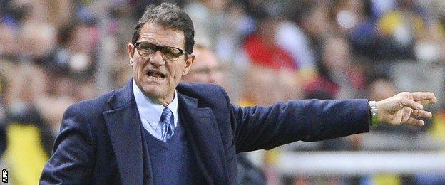 Former England manager Fabio Capello