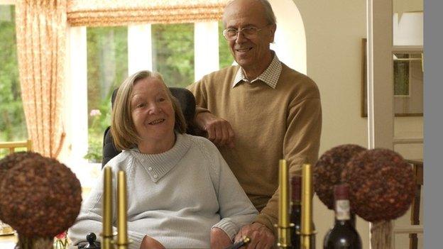 Lord and Lady Tebbit in 2004