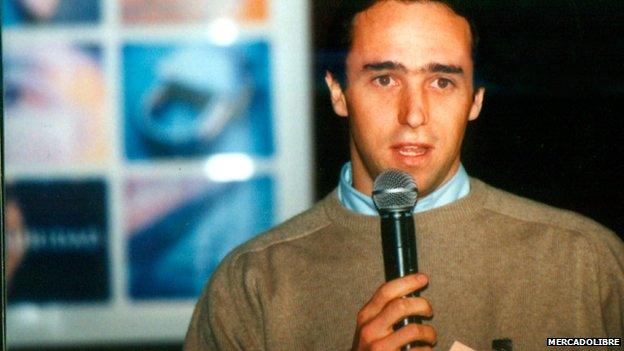 Marcos Galperin launching the business in 1999