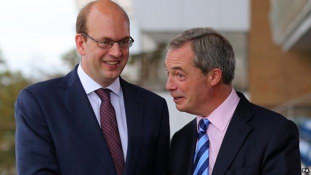 Mark Reckless and Nigel Farage