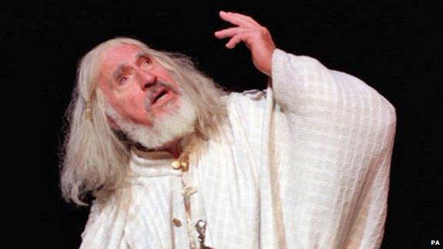 Nigel Hawthorne as King Lear