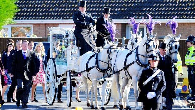 Funeral of Hannah Witheridge